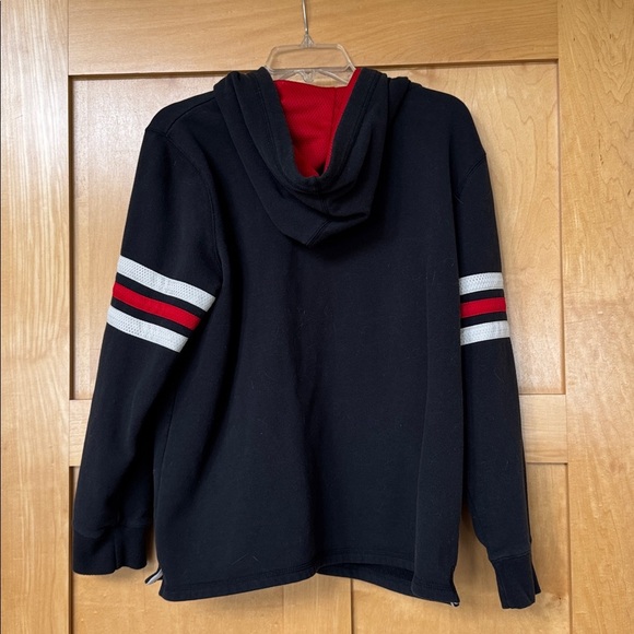 CCM Black Minnesota Wild hockey full zip up Hoodie women’s 2XL fits like L to XL - Picture 7 of 8